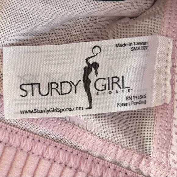 4/$20 NWT Sturdy Girl Sports Santa Monica High Impact Sports Bra 34DD Purple Blk - Picture 8 of 10